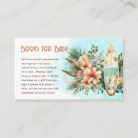 Bébé à bord Baby shower tropical Livres pour bébé