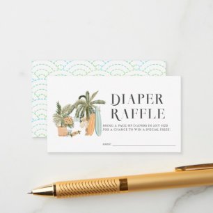 Carte D'accompagnement Bébé à bord Billet de Baby shower de couches