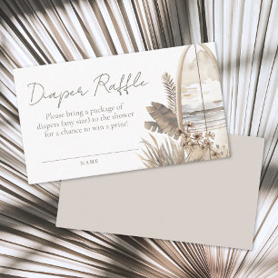 Carte D'accompagnement Bébé À Bord De Plage Déchets Raffle