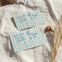 Bébé Bleu Tirée À La Main À Bord Demande De Livre 