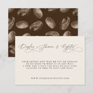 Carte D'accompagnement Bébé brasse Baby shower Affichage douche