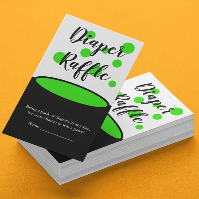 Carte D'accompagnement Bébé brasse Baby shower Déchets Raffle (Créateur téléchargé)