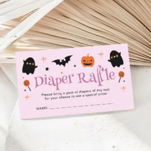 Carte D'accompagnement Bébé brasser Halloween Baby shower Déchets Raffle