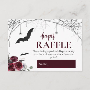 Carte D'accompagnement Bébé brasser Halloween Baby shower Déchets Raffle