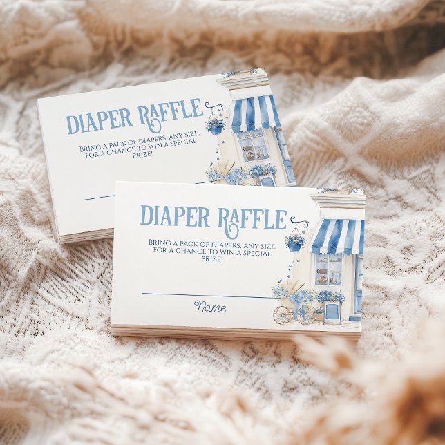 Carte D'accompagnement Bebe Cafe Bonjour Bebe Baby shower à thème parisie (Créateur téléchargé)