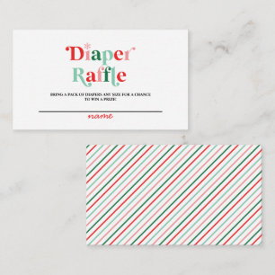 Carte D'accompagnement Bébé c'est froid Retro Baby shower Déchets Raffle