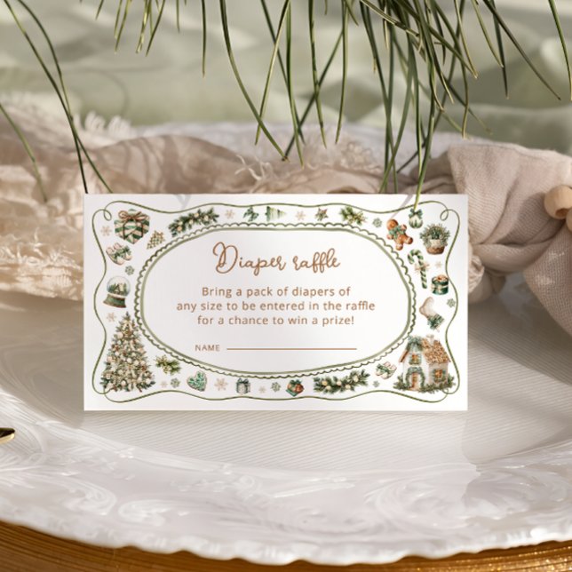 Carte D'accompagnement Bébé d'hiver C'est froid à l'extérieur du chapeau  (Créateur téléchargé)