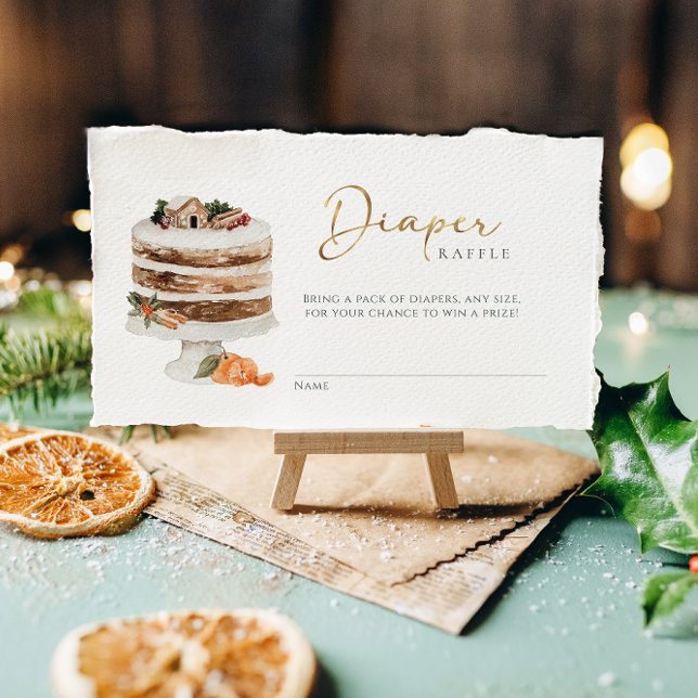 Carte D'accompagnement Bébé Il fait froid dehors de Noël Déchets de Noël  (Créateur téléchargé)