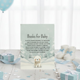 Carte D'accompagnement Bébé il fait froid dehors Livres d'ours polaire po