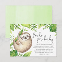 Bébé paresseux livres de verdure tropicale pour bé