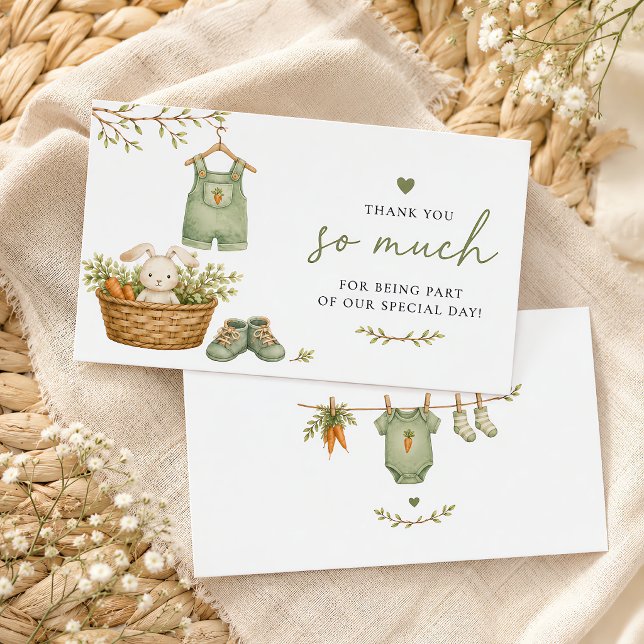 Carte D'accompagnement Bébé Poussin Rustique Né dans la Région Modifiable (Locally Grown Baby Rustic Bunny Editable Enclosure Card)