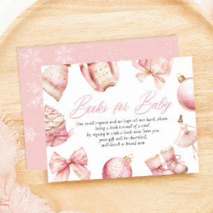 Carte D'accompagnement Bébé rose c'est froid Livres extérieurs pour bébé