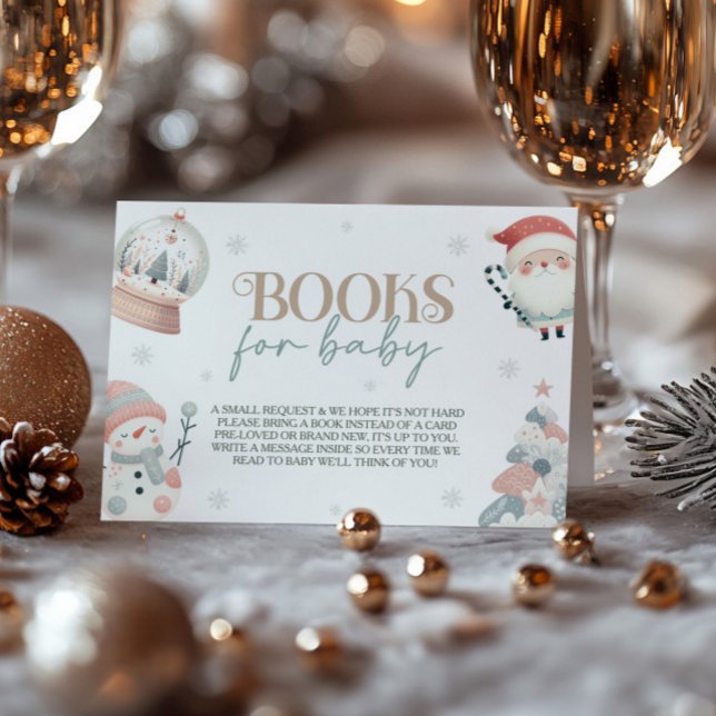 Carte D'accompagnement Bébé son froid à l'extérieur Baby shower demande d (Créateur téléchargé)