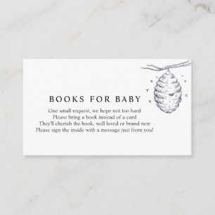 Carte D'accompagnement Beehive Books for Baby insert card