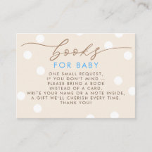 Beige and Blue Books For Baby Request