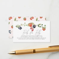 Berry Sweet Berries Girl Baby shower Demande de ré