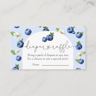 Carte D'accompagnement Berry Sweet Blueberry Baby shower Déchets Raffin