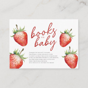Carte D'accompagnement Berry Sweet Books for Baby shower