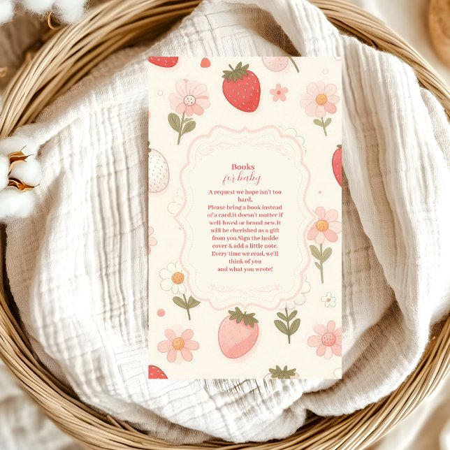 Carte D'accompagnement Berry Sweet Rose Coquette Bébé Livres pour bébé (Créateur téléchargé)