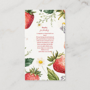 Carte D'accompagnement Berry Sweet Strawberry Girl Livres pour bébés