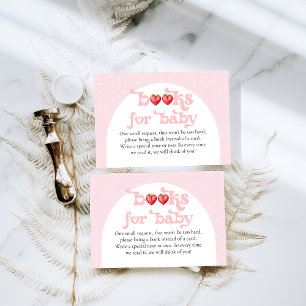 Carte D'accompagnement Berry Sweet Strawberry Heart Girt Baby shower
