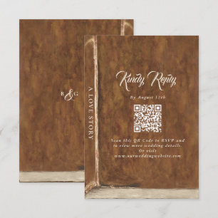 Carte D'accompagnement Bibliothèque de livres de conte de fées d'amour vi