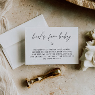 Carte D'accompagnement Bibliothèque Pour Bébés, Livres Pour Bébé