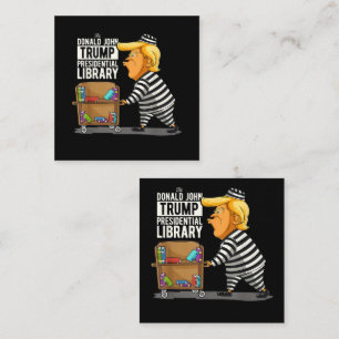 Carte D'accompagnement Bibliothèque présidentielle de Trump prison