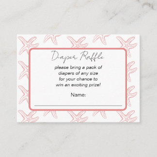 Carte D'accompagnement Bientôt de nouveau parmi nous Baby Shower Loterie 