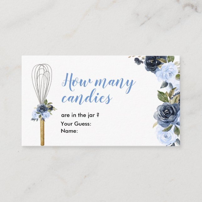 Carte D'accompagnement Bientôt être fouetté combien de bonbons (Devant)