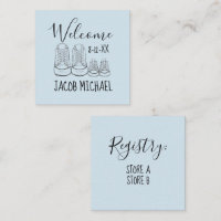 BIENVENUE Nouveau Arrivée Chaussures bébé Douche B