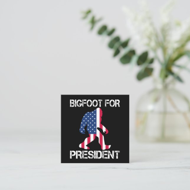 Carte D'accompagnement Bigfoot pour le président Funny Bigfoot (Debout devant)