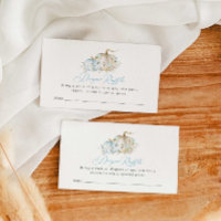 Billet Baby shower citrouille