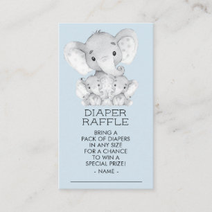 Carte D'accompagnement Billet Baby shower rabat Eléphant TwinBoys