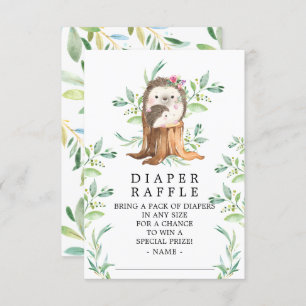 Carte D'accompagnement Billet chic Baby shower chevalet rabat