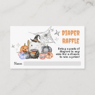 Carte D'accompagnement Billet Citrouille  Baby shower Halloween