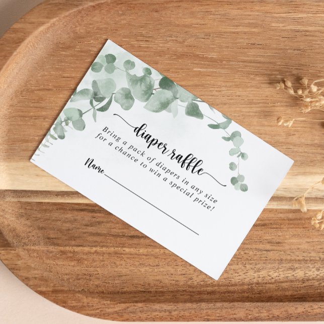 Carte D'accompagnement Billet classique de rouille écocalcaire vert (Créateur téléchargé)