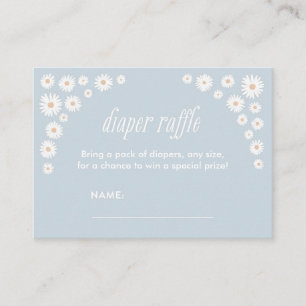 Carte D'accompagnement Billet Daisy Baby shower Daisy Raffle