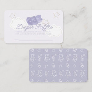 Carte D'accompagnement Billet de Baby shower de couches de  de gomme pour