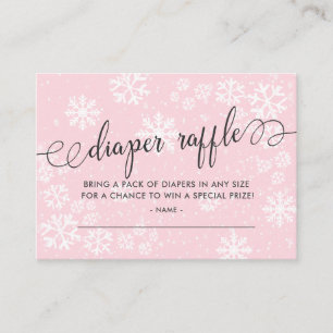 Carte D'accompagnement Billet de rabat à Baby shower de bonbons de neige