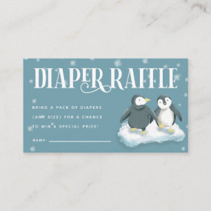 Carte D'accompagnement Billet de rabat au Baby shower de couches Bleues