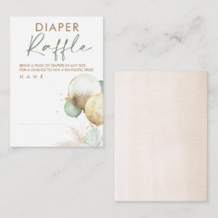 Carte D'accompagnement Billet de rabat Baby shower Balloons