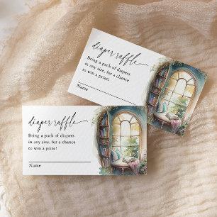 Carte D'accompagnement Billet de rabat Baby shower livre de conte