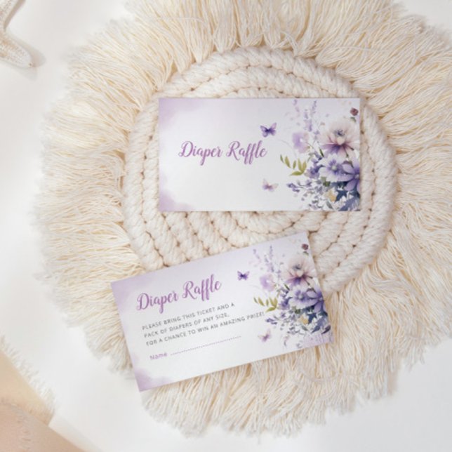 Carte D'accompagnement Billet de rabat Baby shower Papillon mou (Créateur téléchargé)