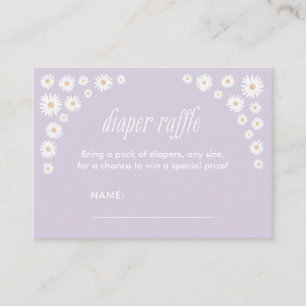 Carte D'accompagnement Billet de rabat de Baby shower Boho Daisy