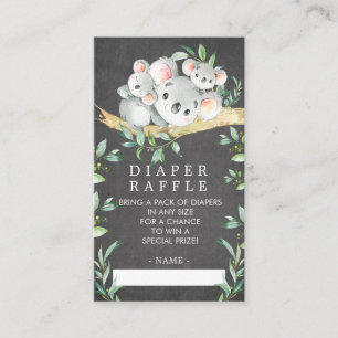 Carte D'accompagnement Billet de rabat de Baby shower de l'ours Koala
