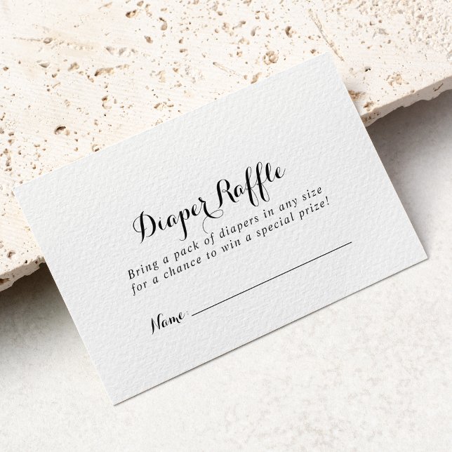 Carte D'accompagnement Billet de rabat de couches de calligraphie moderne (Créateur téléchargé)