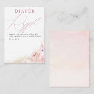 Carte D'accompagnement Billet de rabat de couches de graminées Pampas