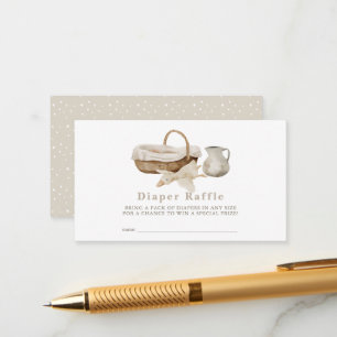 Carte D'accompagnement Billet de rabat de la pouponnière Boho Moses