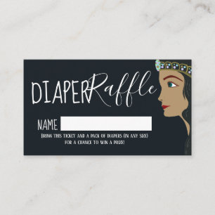 Carte D'accompagnement Billet de rabat Princess Blue Baby shower
